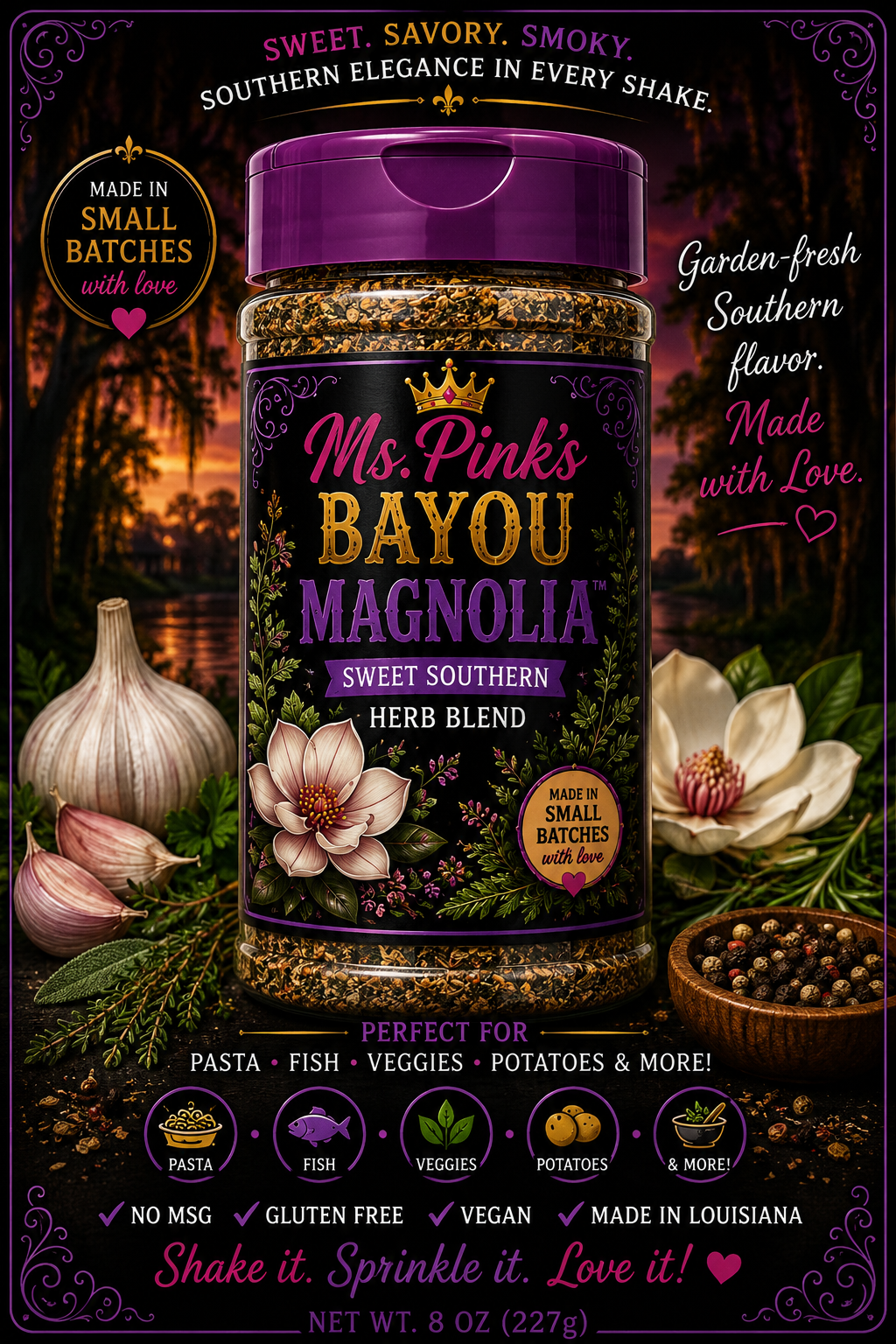 Ms. Pink's Bayou Magnolia (Herb Blend)